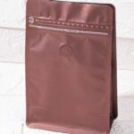 Flat Bottom Coffee Bean Pouch 12oz Eight Side Sealed Coffee Bag Packaging With Logo Design Valve Zipper