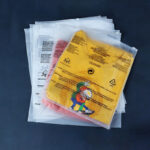 Frosted warnings Zipper bag PE polyethylene