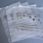 Frosted warnings Zipper bag PE polyethylene